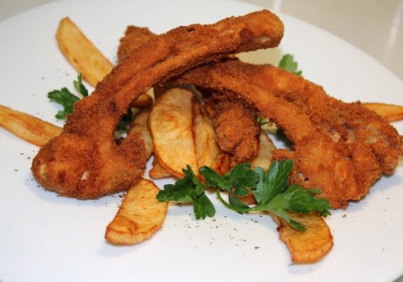 Costillitas de Cabrito a la Milanesa